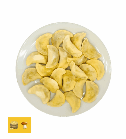 Вареники с картофелем и грибами